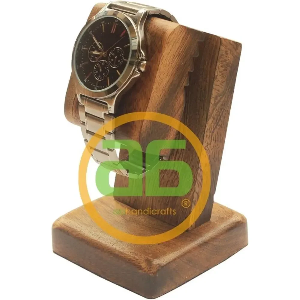 Wooden Watch display Stand for Men Single